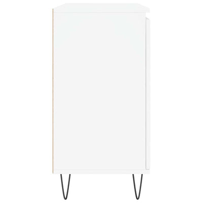 Valkoinen senkki Mehesz 104x35x70cm (puinen)