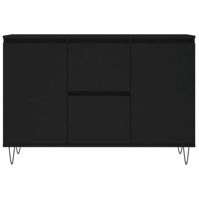 Senkki musta 104x35x70 cm tekninen puu