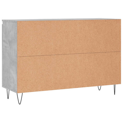 Senkki betoninharmaa 104x35x70 cm tekninen puu