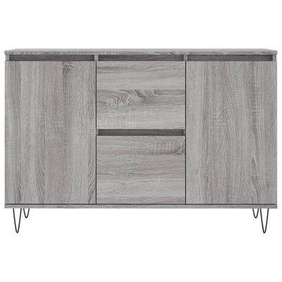 Senkki harmaa Sonoma 104x35x70 cm tekninen puu