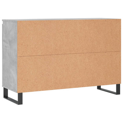 Senkki betoninharmaa 104x35x70 cm tekninen puu