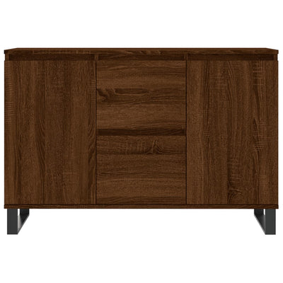 Senkki ruskea tammi 104x35x70 cm tekninen puu