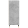 Kaappi betoninharmaa 57x35x90 cm tekninen puu