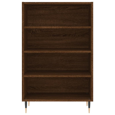 Kaappi ruskea tammi 57x35x90 cm tekninen puu