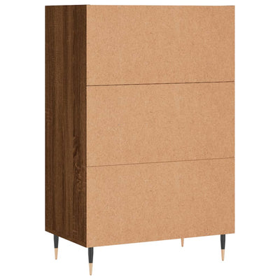 Kaappi ruskea tammi 57x35x90 cm tekninen puu