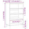 Kaappi ruskea tammi 57x35x90 cm tekninen puu