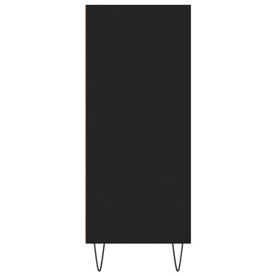 Kaappi musta 57x35x90 cm tekninen puu