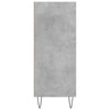 Kaappi betoninharmaa 57x35x90 cm tekninen puu