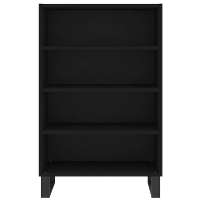 Kaappi musta 57x35x90 cm tekninen puu