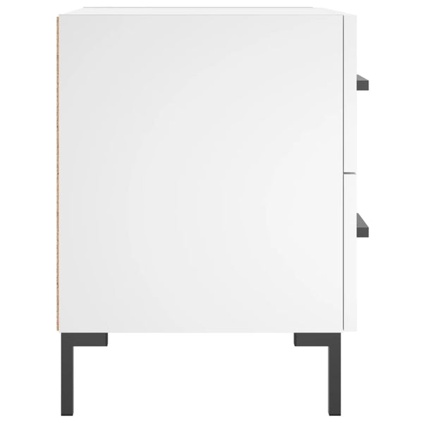 Yöpöytä valkoinen 40x35x47,5 cm tekninen puu