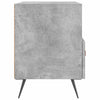 Yöpöydät 2 kpl betoninharmaa 40x35x47,5 cm tekninen puu