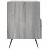 Yöpöydät 2 kpl harmaa Sonoma 40x35x47,5 cm tekninen puu
