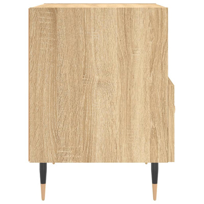 Yöpöydät 2 kpl Sonoma-tammi 40x35x47,5 cm tekninen puu