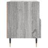 Yöpöydät 2 kpl harmaa Sonoma 40x35x47,5 cm tekninen puu
