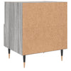 Yöpöydät 2 kpl harmaa Sonoma 40x35x47,5 cm tekninen puu