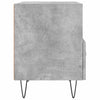 Yöpöydät 2 kpl betoninharmaa 40x35x47,5 cm tekninen puu