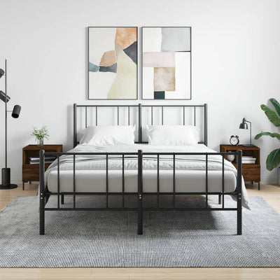 Ruskea tammi yöpöydät Ciolan 40x35x47,5cm (2 kpl puinen)