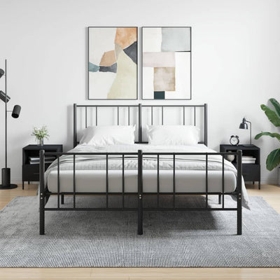 Musta yöpöydät Kristijan 40x35x47,5cm (2 kpl puinen)