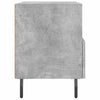 Yöpöydät 2 kpl betoninharmaa 40x35x47,5 cm tekninen puu