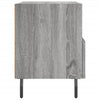 Yöpöydät 2 kpl harmaa Sonoma 40x35x47,5 cm tekninen puu