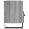 Yöpöydät 2 kpl harmaa Sonoma 40x35x47,5 cm tekninen puu