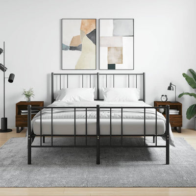 Ruskea tammi yöpöydät Toy 40x35x47,5cm (2 kpl puinen)