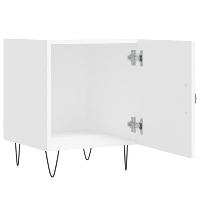 Valkoinen yöpöytä Panfir 40x40x50cm (puinen)