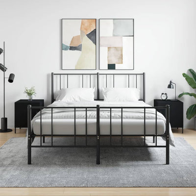 Musta yöpöydät Meir 40x40x50cm (2 kpl puinen)