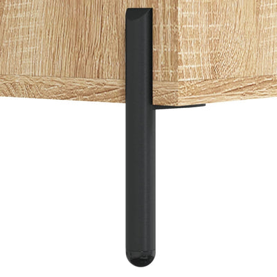 Sonoma-tammi yöpöydät Meir 40x40x50cm (2 kpl, puinen)