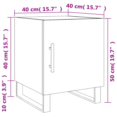 Savutammi yöpöytä Burhan 40x40x50cm (puinen)