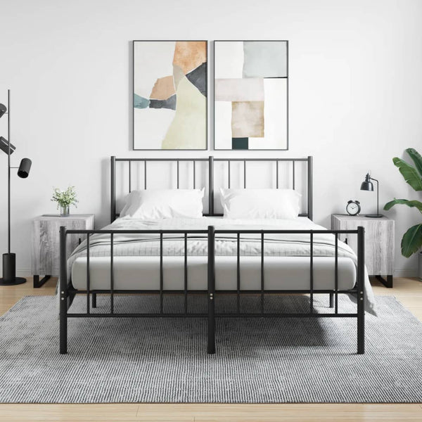 Harmaa yöpöydät Burhan 40x40x50cm (2 kpl, sonoma, puinen)