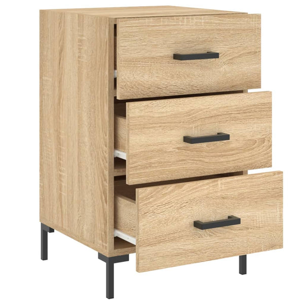 Yöpöytä Sonoma-tammi 40x40x66 cm tekninen puu