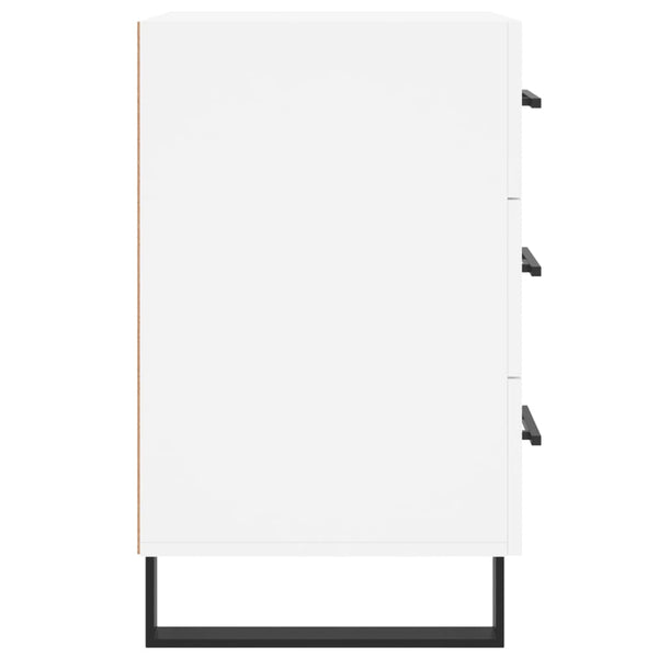 Yöpöytä valkoinen 40x40x66 cm tekninen puu