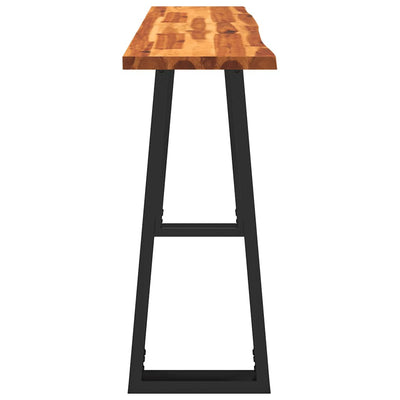 Konsolipöytä elävillä reunoilla One 140x40x80cm (akasiapuu)