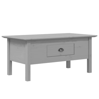 Sohvapöytä BODO harmaa 100x55x45 cm täysi mänty
