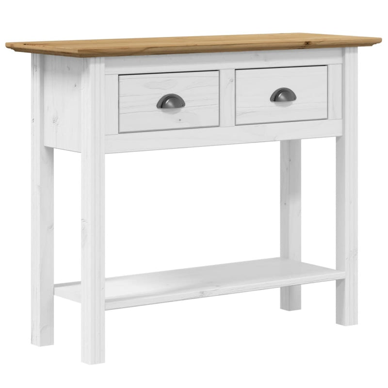 Ruskea konsolipöytä bodo Dege 91x35x74cm (mänty)