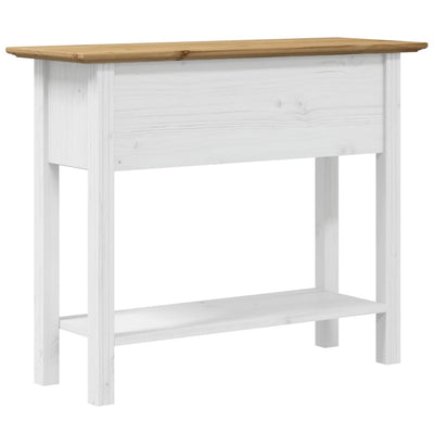 Konsolipöytä BODO ruskea 91x35x74 cm täysi mänty