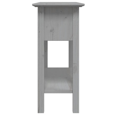 Konsolipöytä BODO harmaa 91x35x74 cm täysi mänty