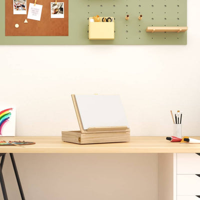 Maalausteline pöydälle laatikolla Arseni 33,5x25,5x7cm (mänty)