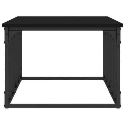 Sohvapöytä musta 100x50x35,5 cm tekninen puu