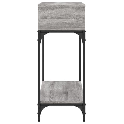 Konsolipöytä harmaa Sonoma 100x30,5x75 cm tekninen puu