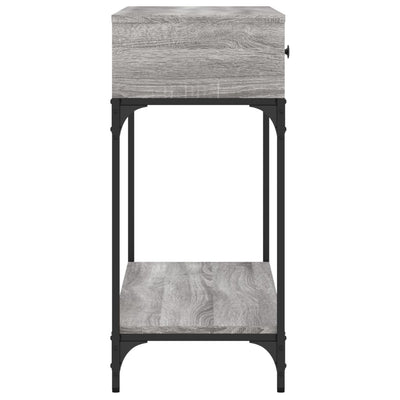Konsolipöytä harmaa Sonoma 100x34,5x75 cm tekninen puu
