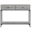 Harmaa konsolipöytä Alessio 100x34,5x75cm (puinen)