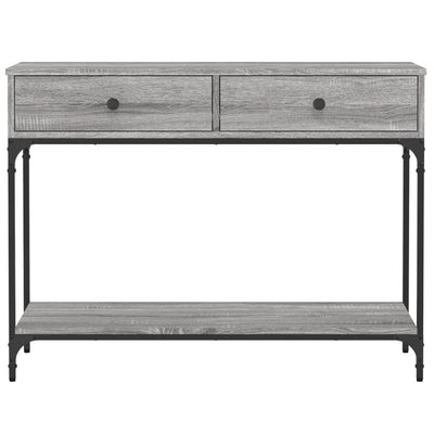 Konsolipöytä harmaa Sonoma 100x34,5x75 cm tekninen puu