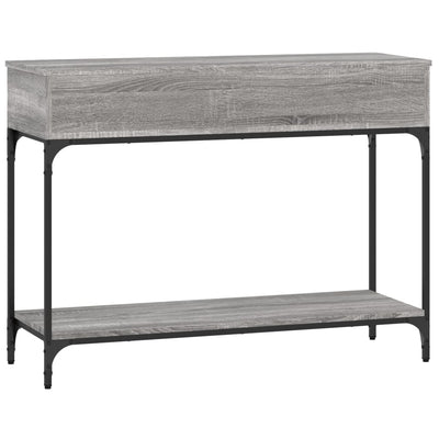 Konsolipöytä harmaa Sonoma 100x34,5x75 cm tekninen puu