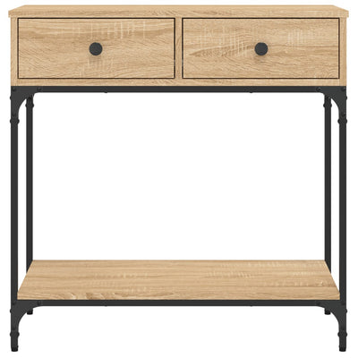 Konsolipöytä Sonoma-tammi 75x34,5x75 cm tekninen puu