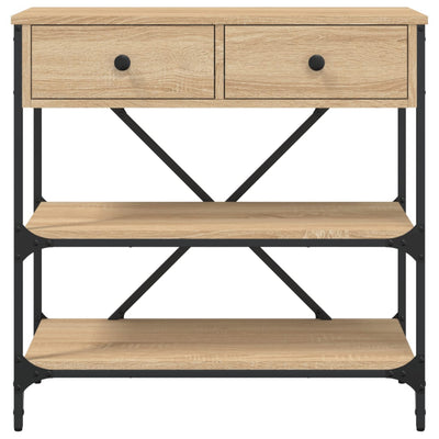 Konsolipöytä Sonoma-tammi 75x34,5x75 cm tekninen puu