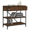 Ruskea tammi konsolipöytä Geta 75x34,5x75cm (puinen)