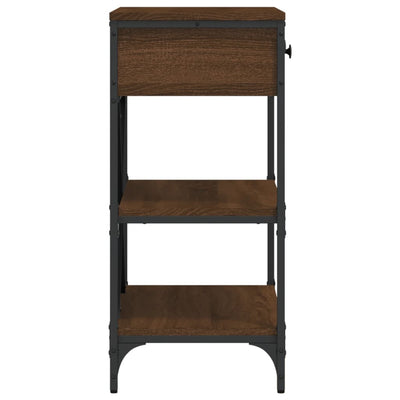 Ruskea tammi konsolipöytä Geta 75x34,5x75cm (puinen)