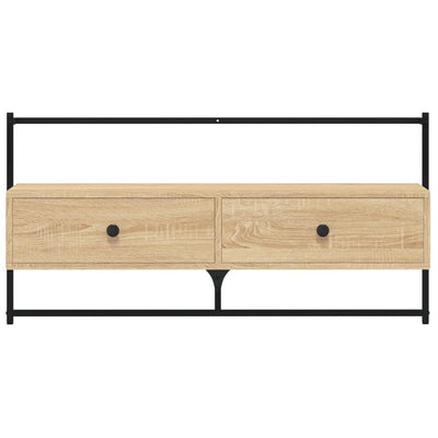 TV-kaappi seinälle Sonoma-tammi 100,5x30x51 cm tekninen puu